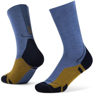Buff Merino Leichtgewicht Crew Socken LWC4 Blau S 45/47 Socken