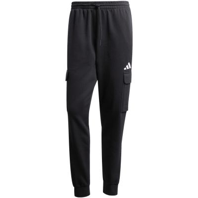 2. Herren adidas Essentials Feelcozy Fleece Cargohose Schwarz JE3820