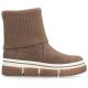 2. Braune Damen-Ankle-Boots mit Socke, Rieker Y6350-24