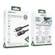 5. Acefast C15-03 USB-C - USB-C-Kabel mit Display 480Mb/s 60W 1,2m - Schwarz
