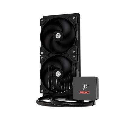 2. Enermax ELC-LMIV240-SF Computer-Kühlsystem Prozessor All-in-One Flüssigkeitskühler 12 cm Schwarz