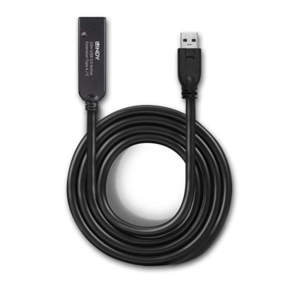 4. Lindy 43376 USB-Kabel USB 3.2 Gen 1 (3.1 Gen 1) 10 m USB A USB C Schwarz