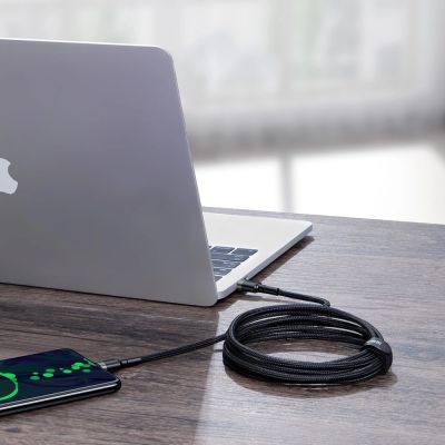 6. Baseus CATKLF-ALG1 USB-C – USB-C PD QC-Kabel 100 W 5 A 2 m – grau