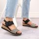 3. Remonte W RKR646 Leder Keilsandalen