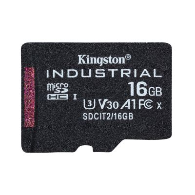 3. KINGSTON microSDHC 16GB Industrial C10 A1 pSLC Karte