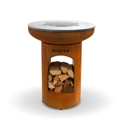 16. BF Bonbiza XL Offene rostige Gartenfeuerstelle