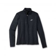 Dash 1/2 Zip 2.0 Damen Lauftop Schwarz