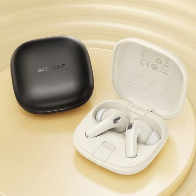 3. Acefast W4 TWS In-Ear-Kopfhörer mit kabelloser Telefonständerfunktion - Weiß