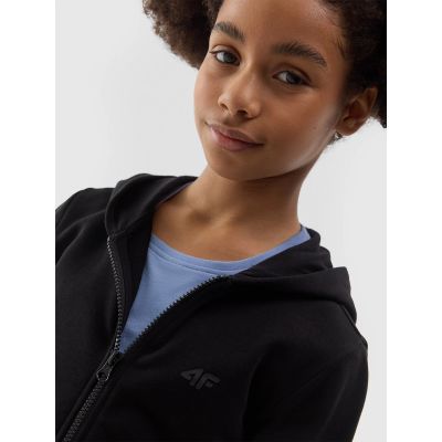 2. Mädchen-Sweatshirt mit Kapuze, Größe 4F Junior