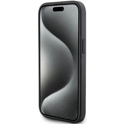 5. Karl Lagerfeld Quilted K Pattern Hülle für iPhone 15 Plus / 14 Plus – Schwarz
