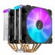 4. Jonsbo CR-2000GT CPU-Kühler mit Radiator und 12 cm Lüfter, schwarz, 1 Stück.