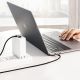 7. Ugreen US255 50125 USB-C (gerade) / USB-C (gewinkelt) PD QC-Kabel 60 W 3 A 2 m – grau