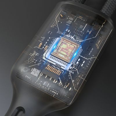4. Dudao A12MaxC PD60W 2-in-1 Ladegerät für Apple Watch / USB-C 1,2 m – Schwarz