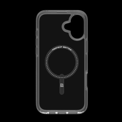 2. ZAGG Santa Cruz Snap MagSafe Hülle für iPhone 16 Plus – Schwarz