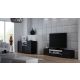 4. TV-Schrank VIVA 180 schwarz/glänzend schwarz+weiß