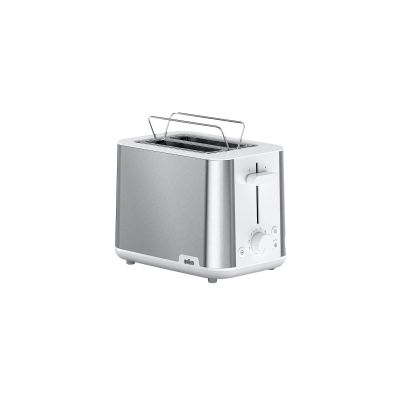 Braun HT 1510 8, 2 Tassen, 900 W, Edelstahl, Weiß