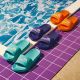 12. Kubota Damen Pool Flip-Flops Basic Türkis KKB007