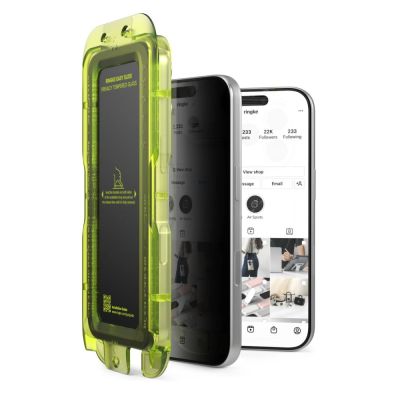 2. Ringke Easy Slide Privacy 2er-Pack gehärtetes Glas für iPhone 18 Pro Max