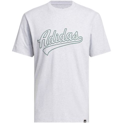 2. adidas Varsity Tailsweep Grafik Herren-T-Shirt Grau KS2179