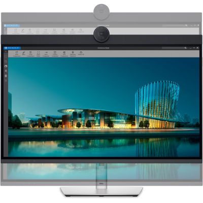 4. DELL UltraSharp U3224KBA LED-Display 80 cm (31,5") 6144 x 3456 px 6K Ultra HD LCD Schwarz, Silber