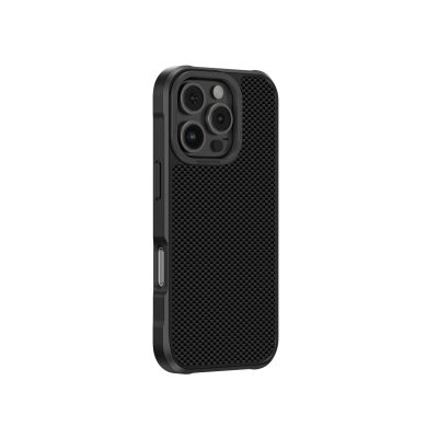 3. AmazingThing Titan Max Case mit 600D Aramidfasern für iPhone 16 Pro - Schwarz