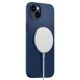 9. Spigen Silicone Fit Mag Hülle mit MagSafe für iPhone 14 Plus – blau