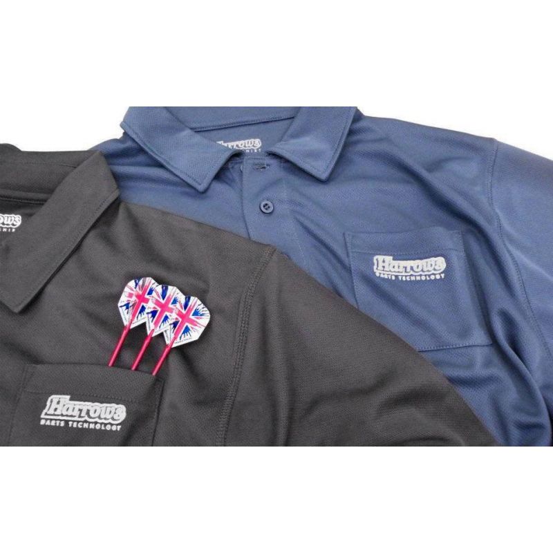 2. Harrows Premier Poloshirt, Grau