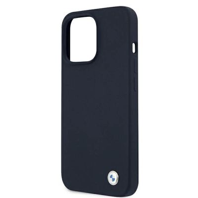 6. BMW Silikon Signature Case für iPhone 13 Pro Max 6,7" - Marineblau