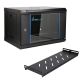10. Extralink LITE 6U 530x400 Wand-Rackschrank Schwarz Freistehend/Wand-/Bodenrack Schwarz
