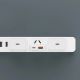 6. GaN Dudao A30EU 30W USB-A / USB-C Wandladegerät - Weiß