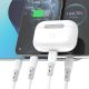 10. Dudao L25SC 60W USB-C – USB-C-Kabel mit weichem Silikongeflecht, 2 m – Weiß