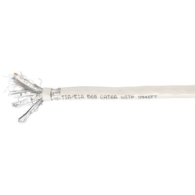 Cat6A S/FTP 4P23 Installationskabel 305,00 m Grau LSZH
