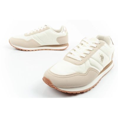 8. US Polo Assn Sportschuhe, Sneaker für Damen, modisch, bequem, ecru