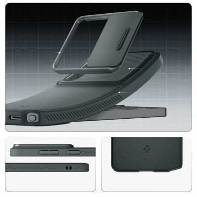 13. Spigen Optik Armor Schutzhülle für Samsung Galaxy S26 Ultra – Grün