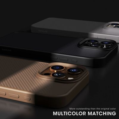 4. Wozinsky Carbon Fiber Case mit MagSafe für Samsung Galaxy S25+ - Schwarz