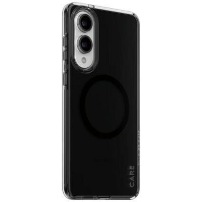 2. CARE by PanzerGlass Flagship Urban Combat Black QI Case für Samsung Galaxy S25 Edge - Halbtransparent