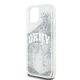 6. DKNY Liquid Glitter Big Logo Hülle für iPhone 15 / 14 / 13 – Weiß