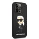 4. Karl Lagerfeld KLHMP14XSNIBCK iPhone 14 Pro Max 6.7" Hardcase schwarz/schwarz Silikon Ikonik Magsafe