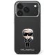 Karl Lagerfeld Smooth Ikonik Sketch MagSafe Hülle für iPhone 18 Pro / 17 Pro - Schwarz