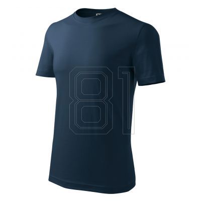 3. Malfini Classic New M MLI-13202 marineblaues T-Shirt