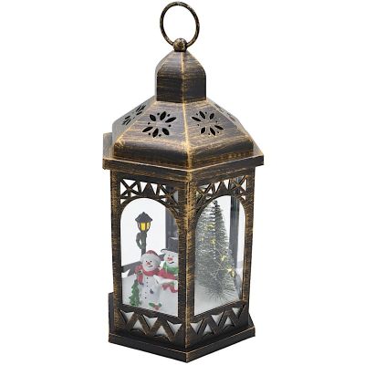 3. Dekorative LED-Laterne 32 cm - Schneemann