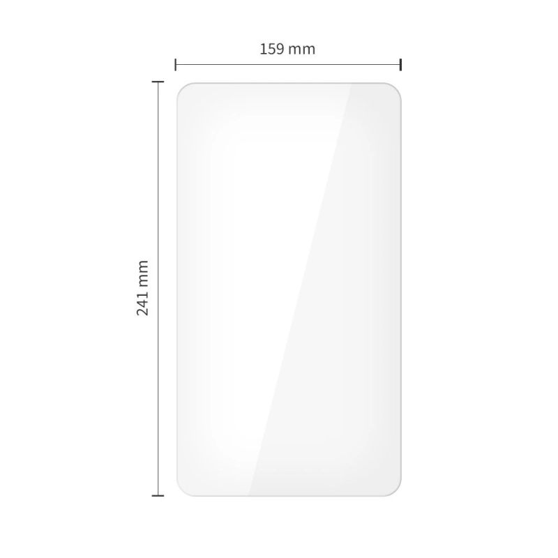 2. Tech-Protect Glass Fit+ 2er-Pack gehärtetes Glas für Thermomix TM7