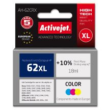 Activejet AH-62CRX Tinte (ersetzt HP 62XL C2P07AE; Premium; 18 ml; Farbe)