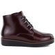 2. Damen-Keilstiefeletten aus Lackleder in Burgunderrot von Potocki (Z25-JE19360)