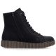 2. Schwarze, gefütterte Plateau-Ankle-Boots für Damen, Modell Rieker Y4308-00