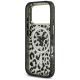 7. Guess Leopard Glitter MagSafe Hülle für iPhone 17 Pro - Schwarz