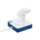5. Hyper HyperDrive Flex MagCharge USB-C Hub, Weiß/Blau