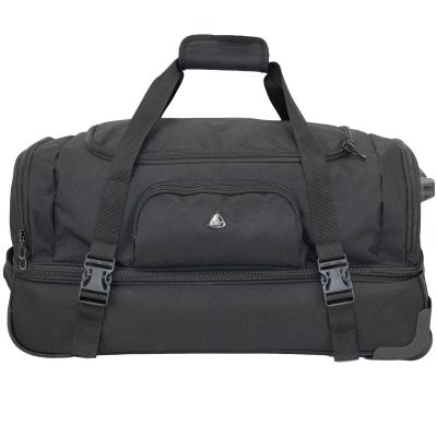 2. PREMIUM TROLLEY-REISETASCHE T5607-0 SCHWARZ SEMI LINE