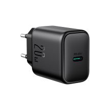 Joyroom JR-TCF20 USB-C PD 20W Netzwerk-Ladegerät – Schwarz
