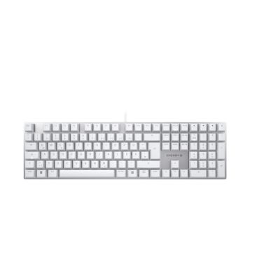 CHERRY KC 200 MX Universal-USB-Tastatur QWERTZ, Neusilber, Weiß